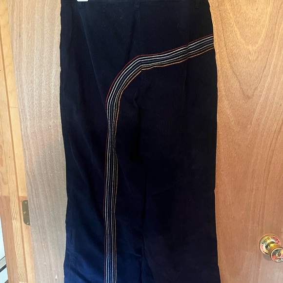 ๐ ModCloth Blue Jeans w/ Colorful Side Stripe โ Size 12 ๐ - Picture 3 of 3